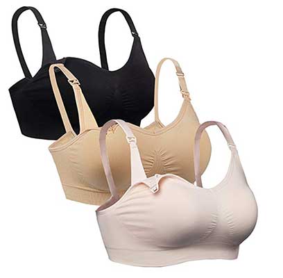 iLoveSIA 3PACK Women’s Full Bust Nursing Bra