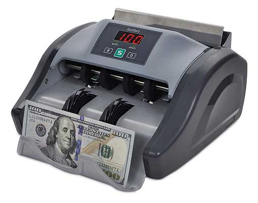 Kolibri Money Counter with UV Detection and 1-year warranty