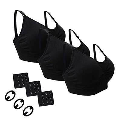 Desirelove Nursing Bra 3 Pack Maternity Seamless Bras