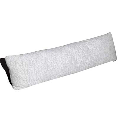 Coop Home Goods – Memory Foam Body Pillow with Adjustable Shredded Memory Foam