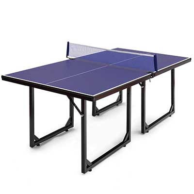 GOPLUS Foldable Indoors/Outdoors Ping Pong Table