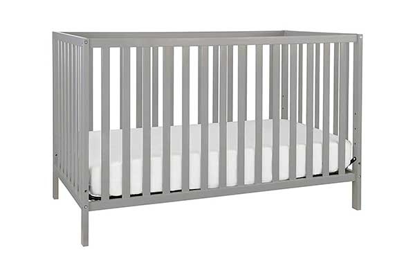 Union 3-in-1 Convertible Crib, Grey
