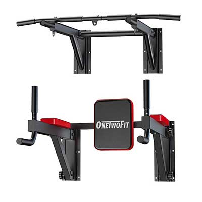 OneTwoFit Multifunctional Wall Mounted Pull up Bar