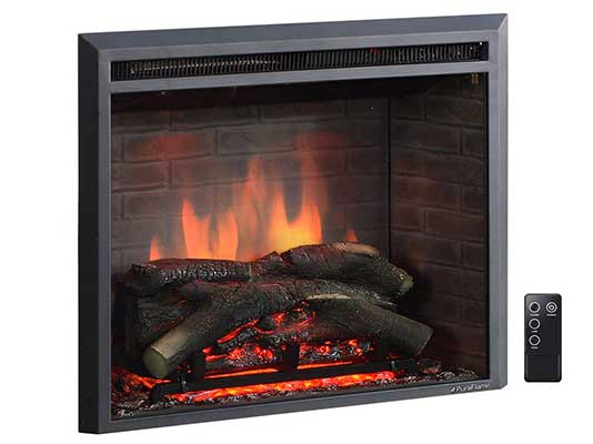 PuraFlame 26 Inches Western Electric Fireplace