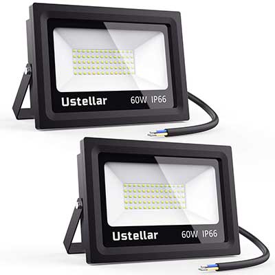 Usteller 2 Pack 60W LED Flood Light