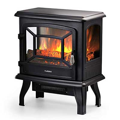 TURBRO Suburbs 20-inch 1400W Electric Fireplace Stove