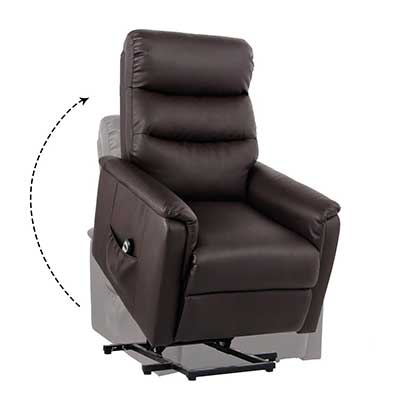 Unionline PU Leather Power Lift Chairs Recliner