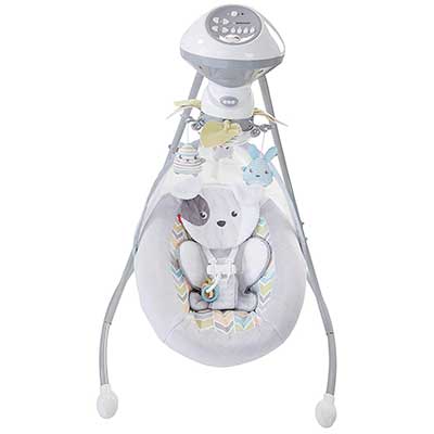 Fisher-Price Sweet Snugapuppy Dreams Cradle and Swing
