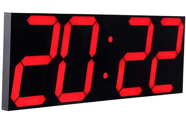 CHKOSDA Remote Control Jumbo Digital Led Wall Clock