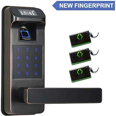 Newest Fingerprint and Touchscreen Keyless Smart Door Lock