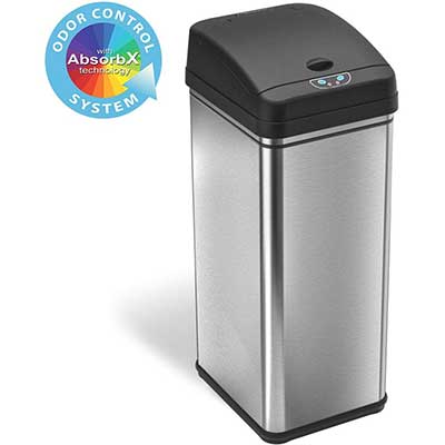 iTouchless Stainless Steel Automatic Trash Can