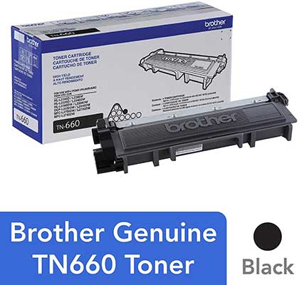 Brother TN660 Genuine High Yield Toner Cartridge