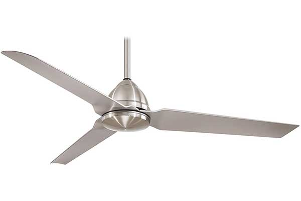 Mink-Aire F753-BNW, Java Brushed Nickel Wet 54” Outdoor Ceiling Fan