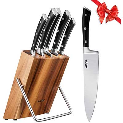 AICOK 6-Piece Germany High Carbon Stainless Steel Cutlery