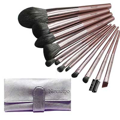 NEVSETPO Professional Premium Cosmetic Full Face Brushes