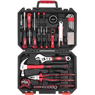 Home Repair Tool Kit, EXCITED WORK General House Hand Tool Set