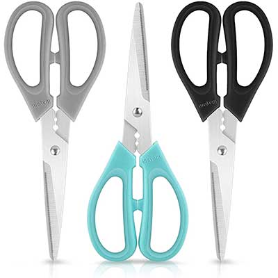 iBayam Stainless Steel Dishwasher Safe Food Scissors