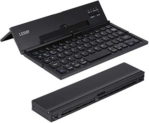 Bluetooth Keyboard, Wireless Foldable Keyboard