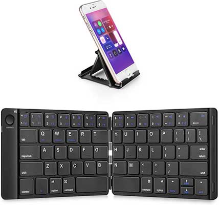 Samsers Foldable Bluetooth Keyboard – Portable Wireless Keyboard