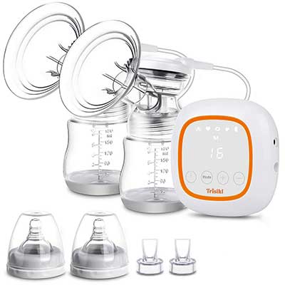 Electric Breast Pump, Double Breast Pump, Portable Dual Suction