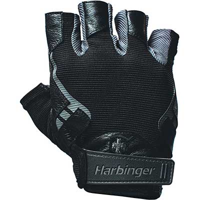 Harbinger Pro Non-Wristwrap Weightlifting Gloves