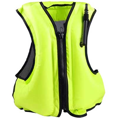 Rrtizan Inflatable Life Jacket Adult Swimming Vest