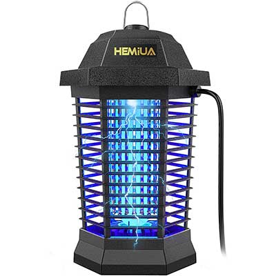 HEMIUA Waterproof Insect Attractant Trap Electric Zappers