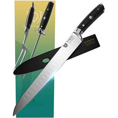 DALSTRONG Carving Knife & Edge Fork Set