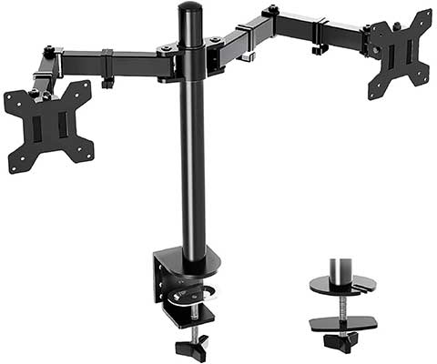 MOUNTUP Dual Monitor Desk Mount Stand