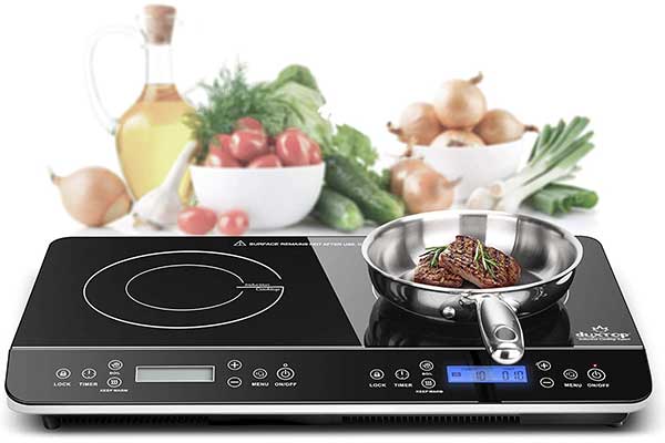Duxtop LCD Portable Double Induction Cooktop
