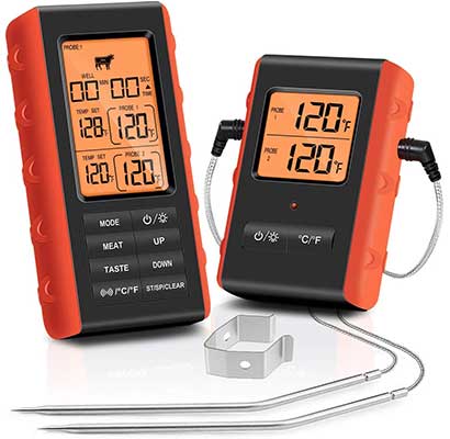 Wireless Meat Thermometer Tranmix Remote Control