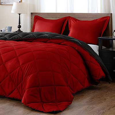 downluxe Lightweight Solid Comforter Set