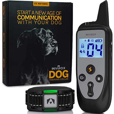 INVIROX Dog Training Collar, 123 Levels Dog Shock Collar