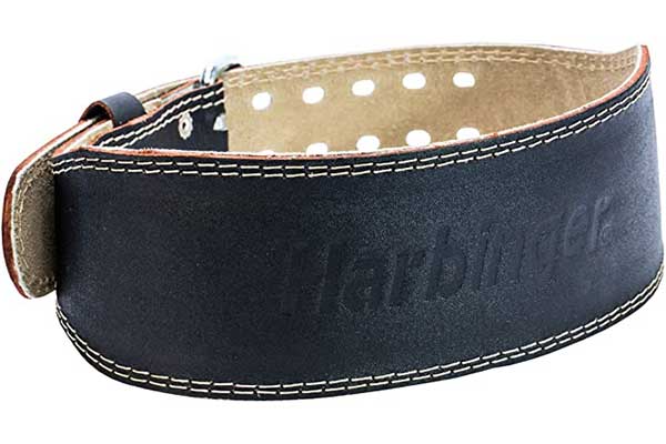 Harbinger Padded Leather Contoured Weightlifting Belt