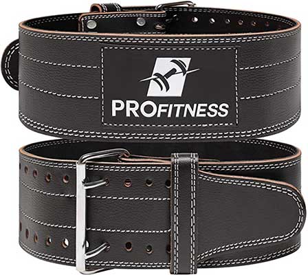 ProFitness Genuine Leather Workout Belt