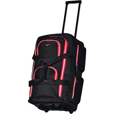 Olympia 8 Pocket Rolling Duffel Bag