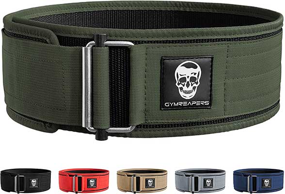 Gymreapers Quick Locking Weightlifting Belt